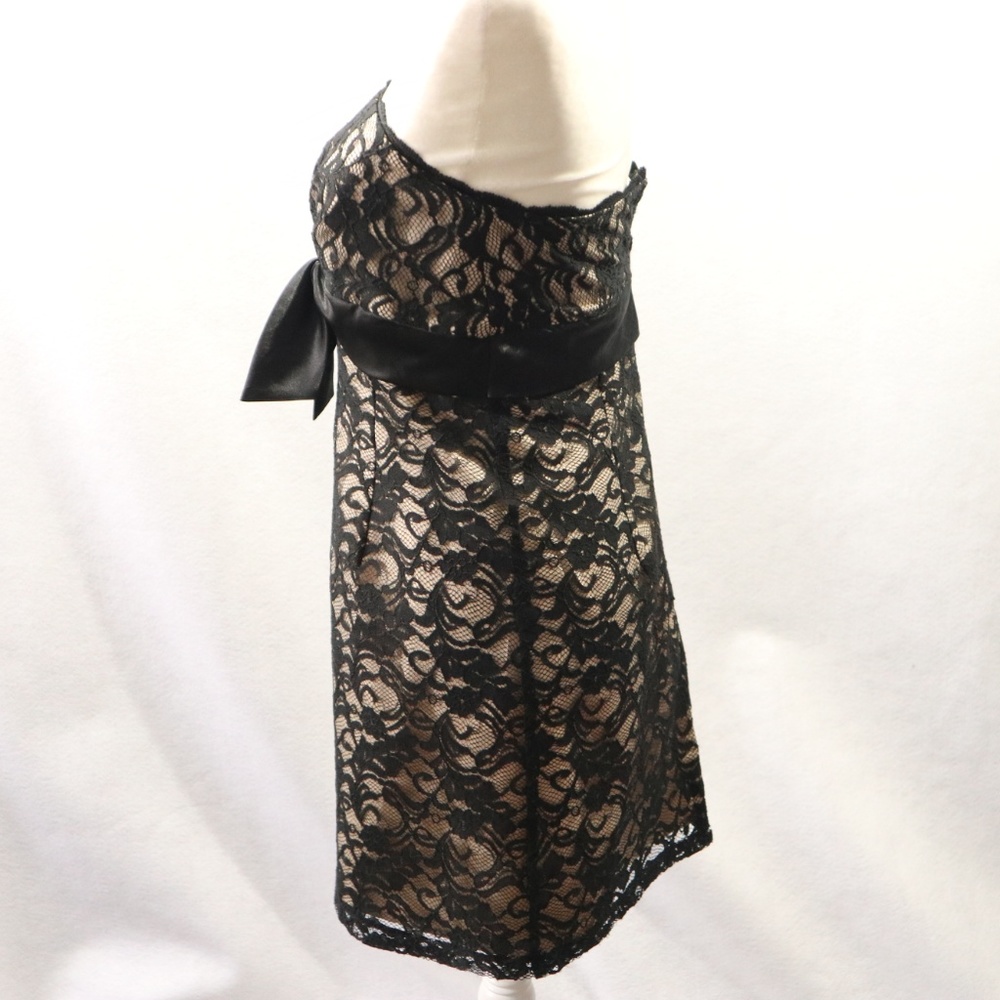 WHBM LACE DRESS Strapless Lined Sz S - Picture 5 of 8